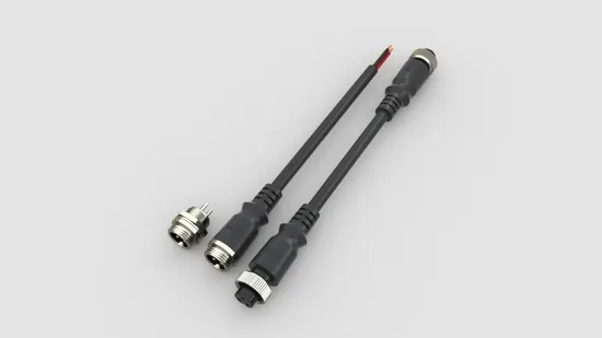 Waterproof 4 Pin Aviation Head Sensor M12 Circular Connector Male to Female Cable
